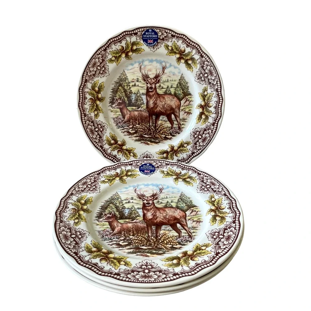 Royal Stafford Homeland STAG Salad Plates Plates 8.5
